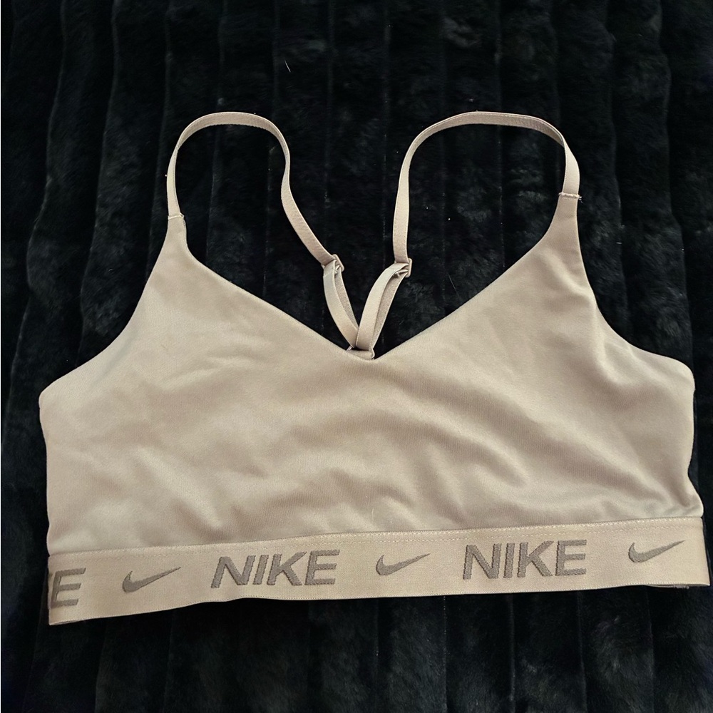Nike Women's Beige Sports Bra